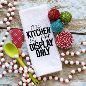 Microfiber Waffle Weave Kitchen Towel - Display Kitchen