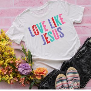 Love Like Jesus T-Shirt (2 line)