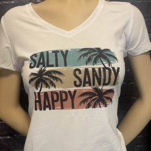 Salty Sandy Happy T-Shirt