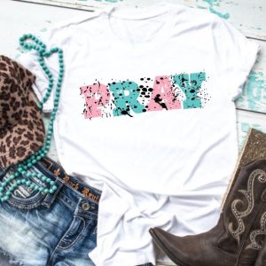 PRAY ink splatter T-Shirt