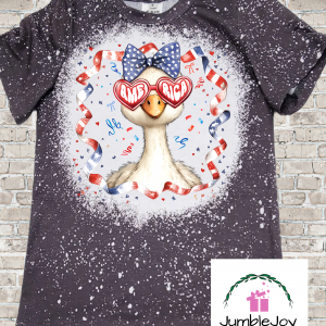 Patriotic America Goose T-Shirt Tee Patriotic USA 4th of July