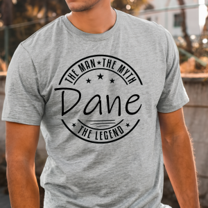The Man The Myth The Legend Custom T-Shirt Tee Dad Father's Day