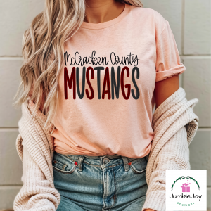 McCracken County Mustangs T-Shirt Tee