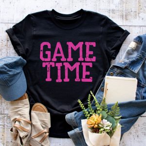Game Time screen print T-Shirt Tee