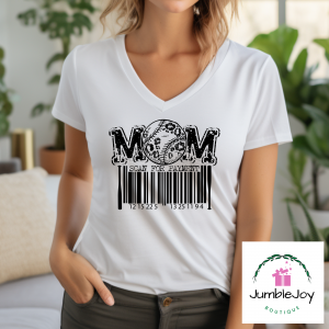 Mom Scan For Payment T-Shirt Tee Baseball Softball