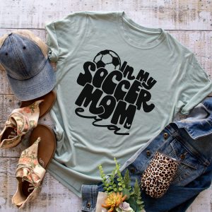 In My Soccer Mom Era screen print T-Shirt Tee