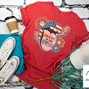 Party in the USA T-Shirt Tee DTF 4th of July USA