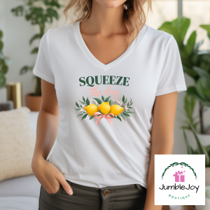 Squeeze the Day Lemons T-Shirt Tee