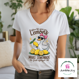When Life Hands You Lemons Make Lemonade T-Shirt Tee Goose