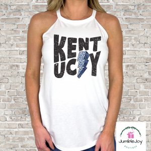 KY Kentucky Blue Lightning T-Shirt Tank Top