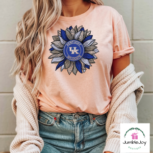 UK Sunflower T-Shirt Tee University of Kentucky Wildcats