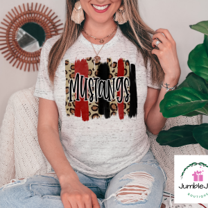 Mustangs T-Shirt Tee Raglan Tank