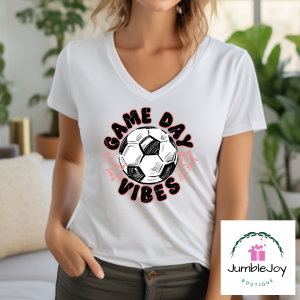 Soccer Game Day Vibes T-Shirt Tee Raglan Tank
