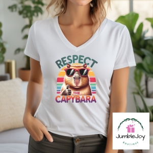 Respect The Capybara T-Shirt Tee or Tank Top