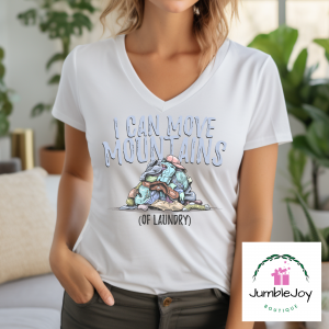 I Can Move Mountains (of laundry) T-Shirt Tee