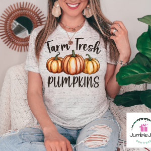 Farm Fresh Pumpkins T-Shirt Tee Fall