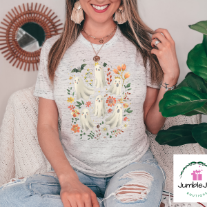Fall Ghosts T-Shirt Tee Halloween