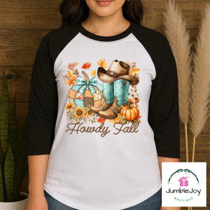 Howdy Fall T-Shirt Tee Raglan Tank Fall Halloween