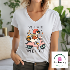 Take Me to the Pumpkin Patch Goose T-Shirt Tee Fall