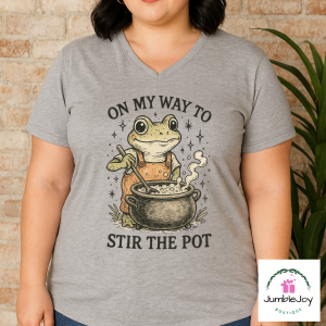 On my way to stir the pot T-Shirt Tee frog