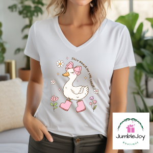 Silly Goose on the Loose T-Shirt Tee pinks