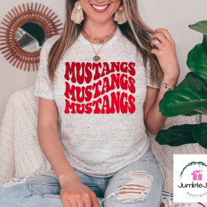 Mustangs T-Shirt Tee Raglan Tank McCracken