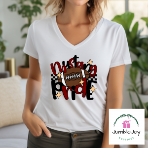 Mustang Pride T-Shirt Tee Raglan Tank McCracken Football