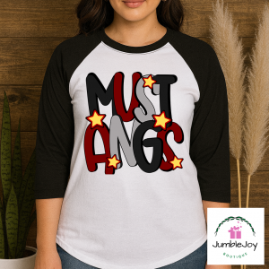 Mustangs Stars T-Shirt Tee Raglan Tank McCracken