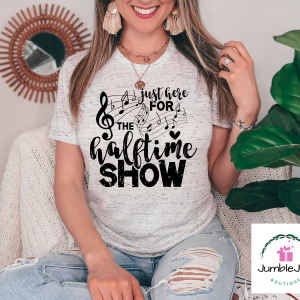 Just Here For the Halftime Show T-Shirt Tee Raglan cheer band dance