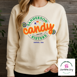Hocus Pocus Sanderson Sisters Candy - Sweatshirt Raglan T-Shirt Tee Halloween