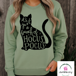Black Cat Hocus Pocus - Sweatshirt Raglan T-Shirt Tee