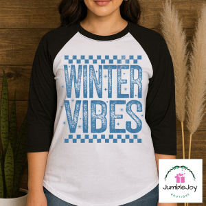 Winter Vibes Sweatshirt Raglan T-Shirt Tee
