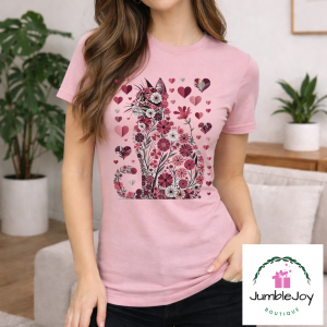 My Cat Is My Valentine Sweatshirt Raglan T-Shirt Tee